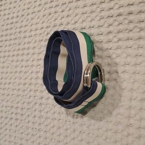 Vineyard Vines striped D ring belt size S